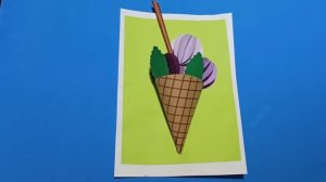 МОРОЖЕННОЕ ИЗ ЦВЕТНОЙ БУМАГИ