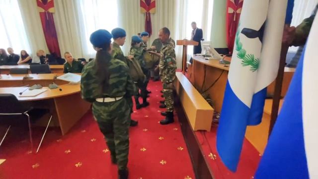 Трое жителей города Черемхово выбрали для себя ратную службу