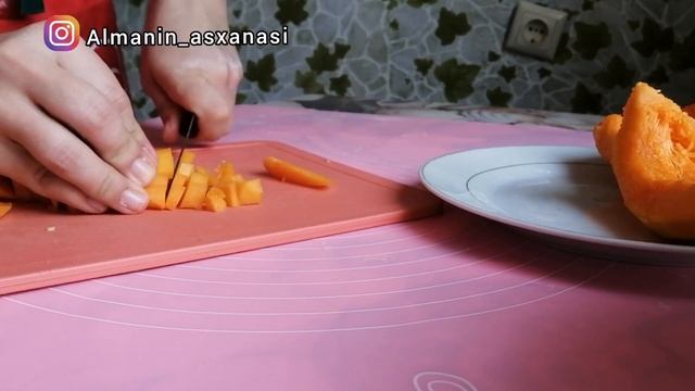 Қатпарлы самса асқабақпен, қазақша рецепт. Слоёная самса. Слоёное тесто