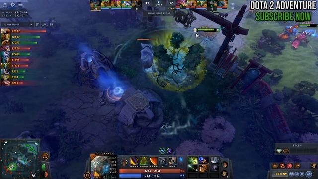 MEGA COMEBACK  - UNSTOPPABLE OMEGA OMNISLASH - INTENSE CARRY - FULL TEAM FIGHT - DOTA 2 GAMEPLAY