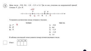 ВПР. Математика. 6 класс. Вариант 1, задания 1 - 13