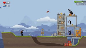 Играю в игру Boom Stick #33. Прохождение 26 уровня в Boom Stick! Не хватило снарядов! Попытка №2