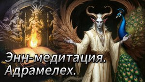 Энн-медитация Адрамелех. Veni, Interveni Adrammelech Deus Tenebris.