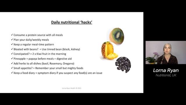 Nutrition and Hydration - Lorna Ryan  English EN