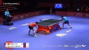 Wang Yidi (CHN) vs Sreeja Akula (IND) | WT GP1 - Match 3 | #ITTFWorlds2024