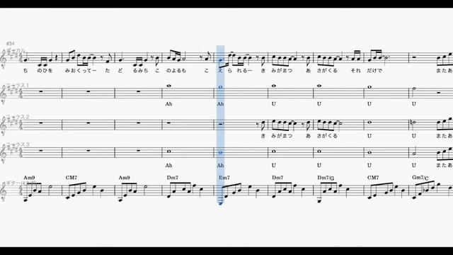 おやすみ（４声コーラスver.）／AIめろう（NEUTRINO）