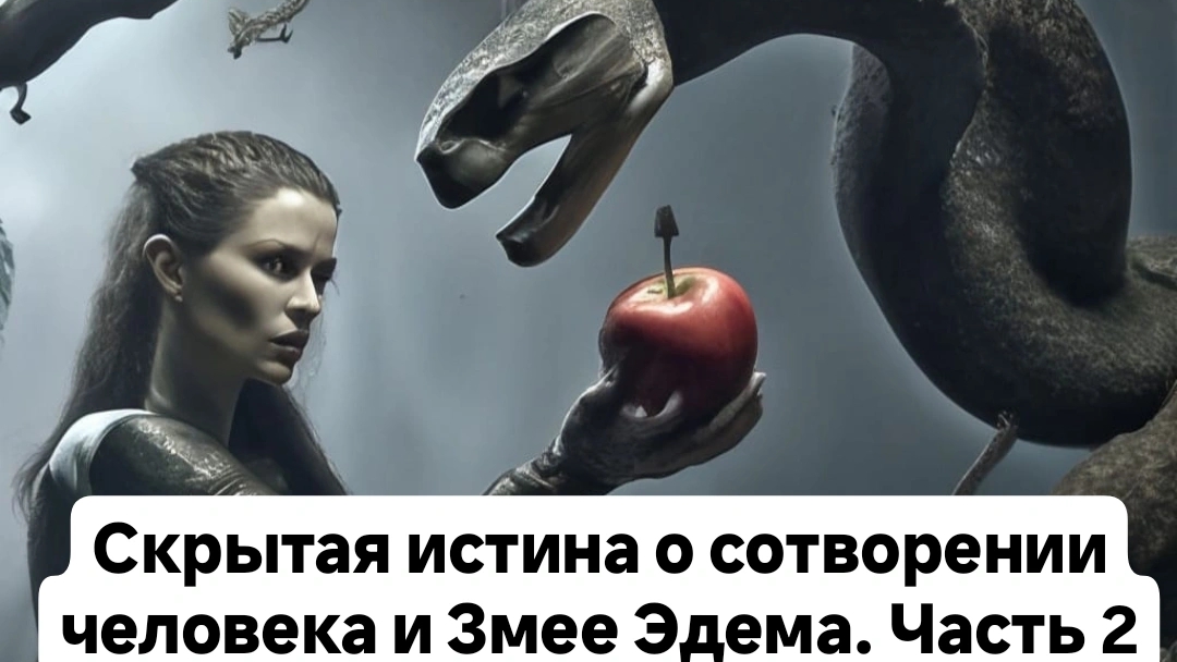Скрытая истина о сотворении человека и Змее Эдема! Часть 2