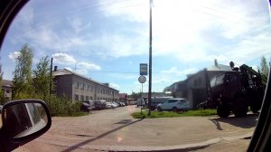 г. Луза. Незаконный знак демонтировали.