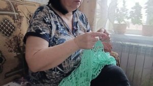 07-12-2024. Вяжу голубую скатерть 🧶 .