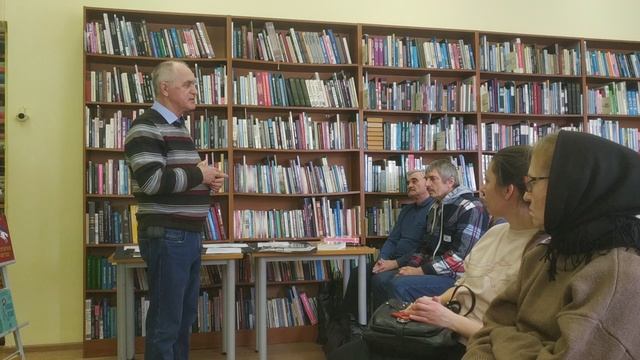К юбилею В. М. Катанова - встреча в библиотеке им. Пришвина.