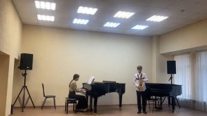 Афанасьев Алексей, 13 лет, МБУДО "ДШИ №7" г.Саратов , Э.Бозза "Ария"; А.Ривчун "Концертный этюд"