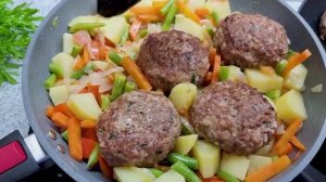 Вы даже не представляете, как это вкусно! Нежное сочетание мясного фарша и овощей_