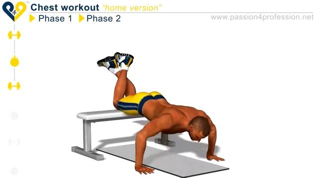 Как накачать грудь за 8 минут В домашних условиях смотреть онлайн