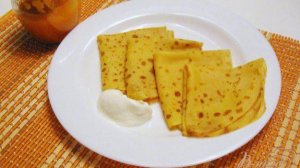 Тыквенные блинчики