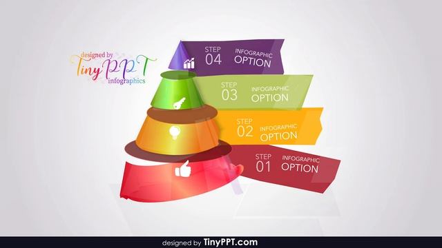 3D Smart Art Template PPT Infographic Free
