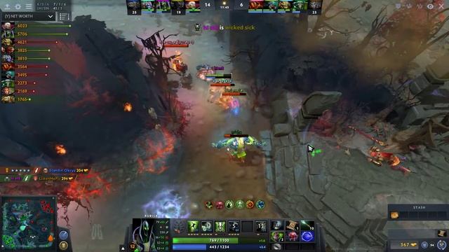 OG.Ana Rubick Gameplay - Unranked Match - OG Dota 2. смотреть онлайн