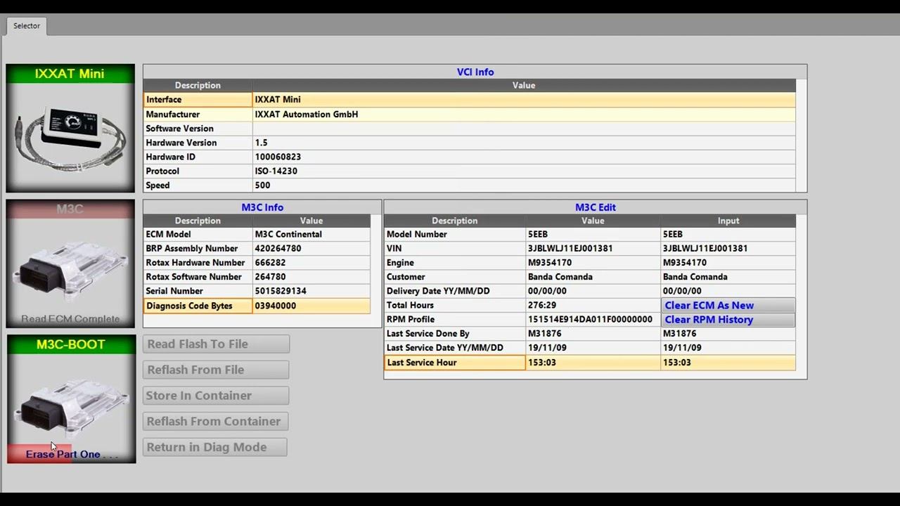 Dius заливка тюнинг прошивки BRP чип. Пример работы. смотреть онлайн