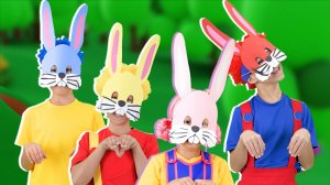 Весёлые Зайчики (С мини героями) | D Billions Детские Песни