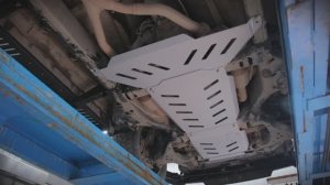 Установка защиты картера двигателя и КПП BMS для Додж Ram 1500 2024-2025 3.0