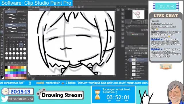 【Drawing Stream】Mari kita coba Clip Studio Paint PRO!【#vtuberindonesia 】 смотреть онлайн