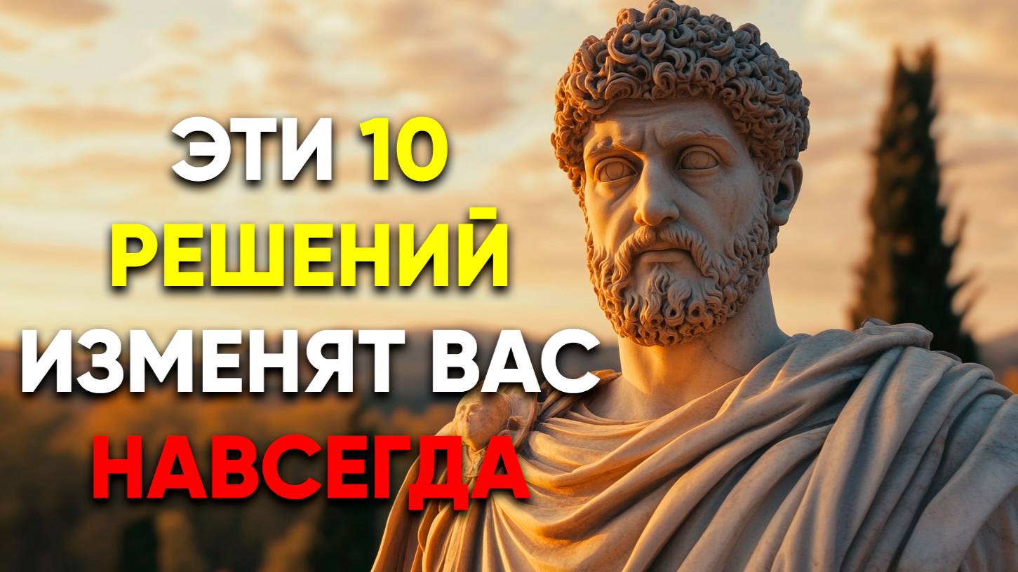10 РЕШЕНИЙ СТОИКОВ, КОТОРЫЕ ИЗМЕНЯТ ВАШУ ЖИЗНЬ | Стоицизм.