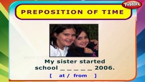 Preposition of Time | English Grammar Exercises For Kids | English Grammar For Children