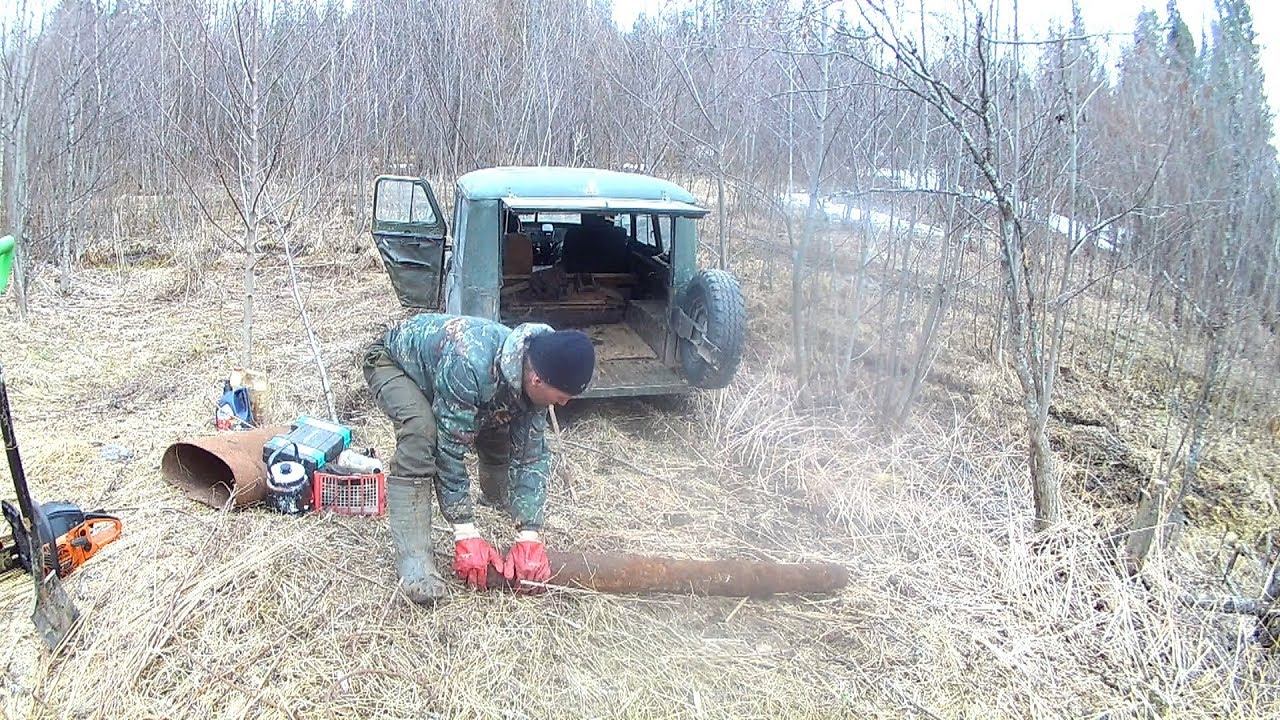 Живу в палатке. Нашел мотороллер. Нереально тяжелые находки!