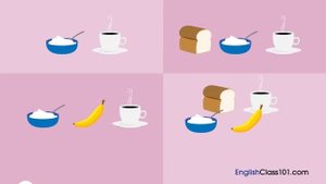 A2 Listening. Eating a breakfast