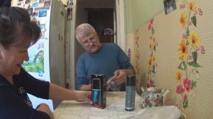 На конец- то получил подарок .