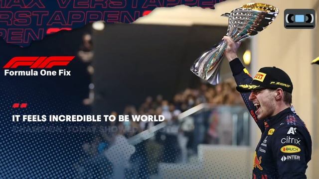 Max Verstappen's radio conversion after chequered flag in Abu Dhabi 2021 #MaxVerstappen
