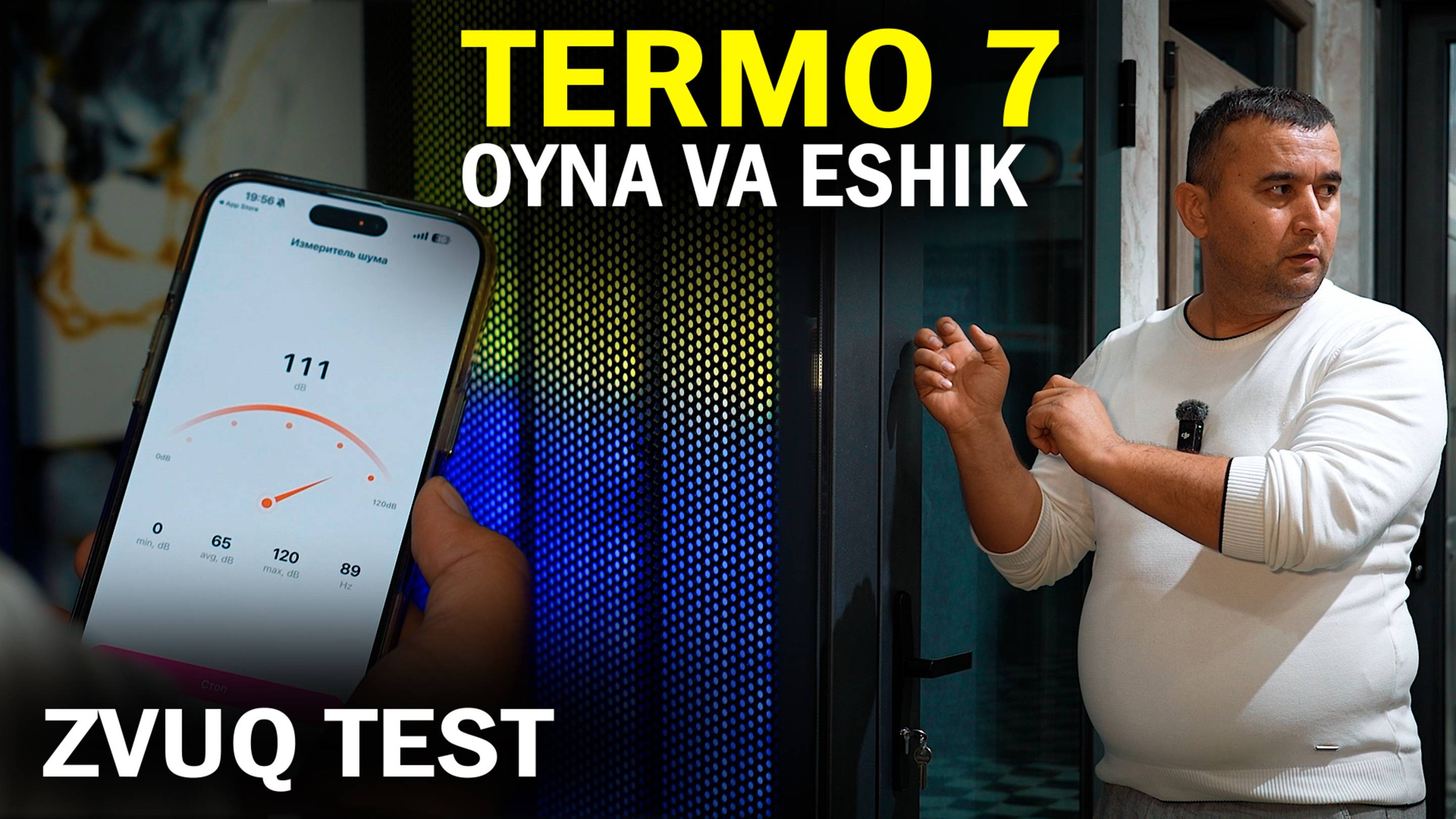 "TERMO 7" SIFATI. OYNA VA ESHIKNI TEST QILDIK. MM DVEROK  KOMPANIYASI