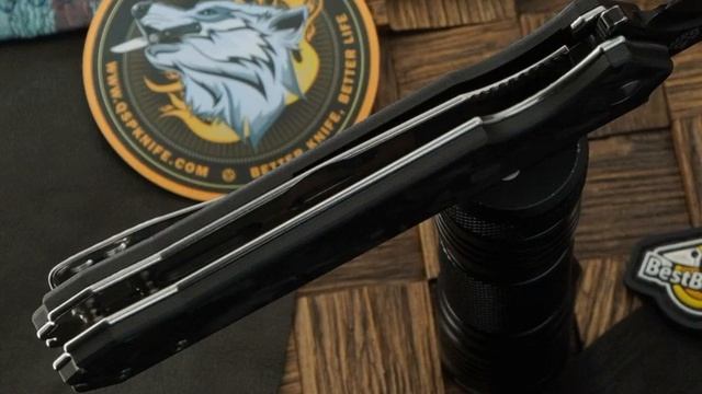 Складной нож QSP Knife Mamba QS111-A2, сталь VG10, рукоять карбон