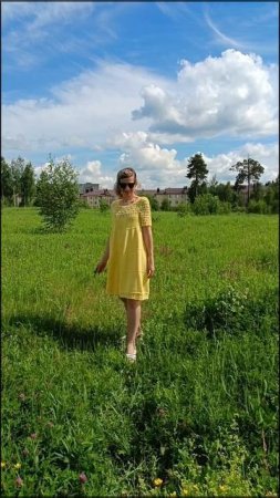 Платное описание платья _ Солнечное_