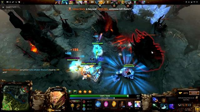 Dendi Beyond Godlike Invoker 7140 MMR EU West Dota 2 смотреть онлайн