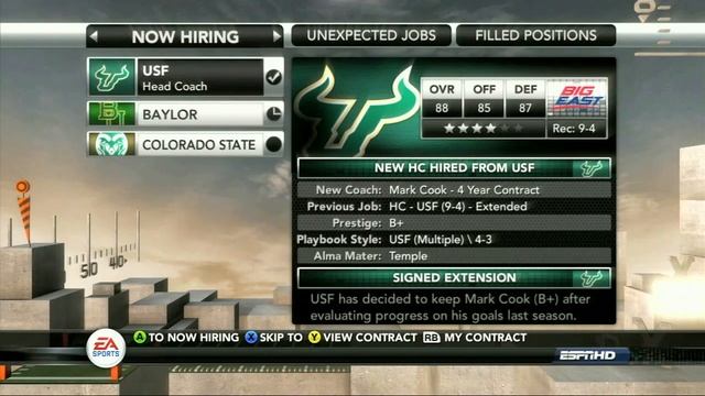 NCAA Football 12 Quick Clip: Coaching Carousel Part 2 смотреть онлайн