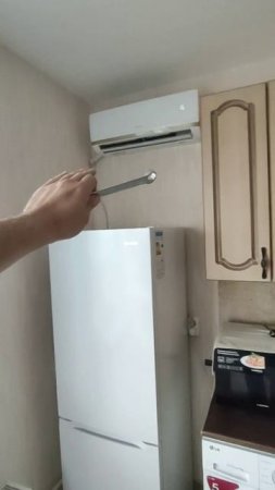 Мебель мешала при монтаже кондиционера в городе Копейск