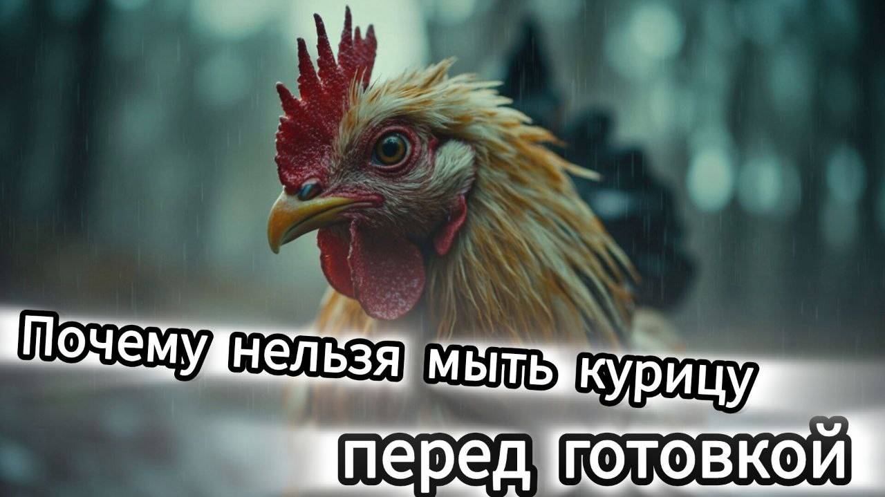 Почему нельзя мыть курицу перед готовкой