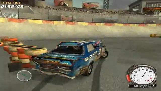 Flatout Test - Demolition Derby mode смотреть онлайн