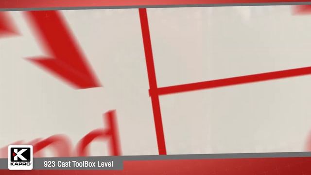KAPRO - 923 CAST TOOL BOX - 25 CM VÍZMÉRTÉK смотреть онлайн