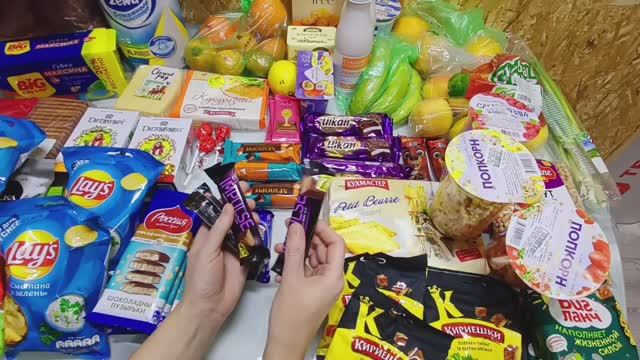 Продуктовая закупка с ценами  в Новом году Сколько потратили