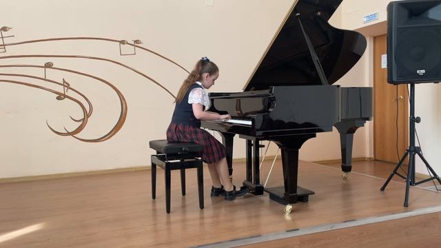 Конкурс «Звонкие клавиши», Авдонина Евгения, Сперонтес - Менуэт смотреть онлайн