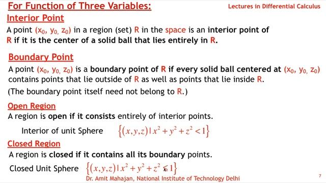 Functions of Two and Three Variables | Level Curves | Contours | Level Surfaces