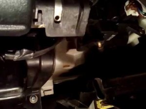 заклинивание сервопривода заслонки смешивания воздуха