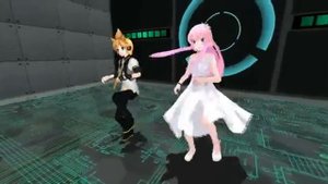 [MMD] Gangnam Style [Kagamine len DT & Megurine Luka TDA]