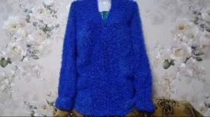 26-09-2024. Видео обзор на кардиган связанный в январе 🧶