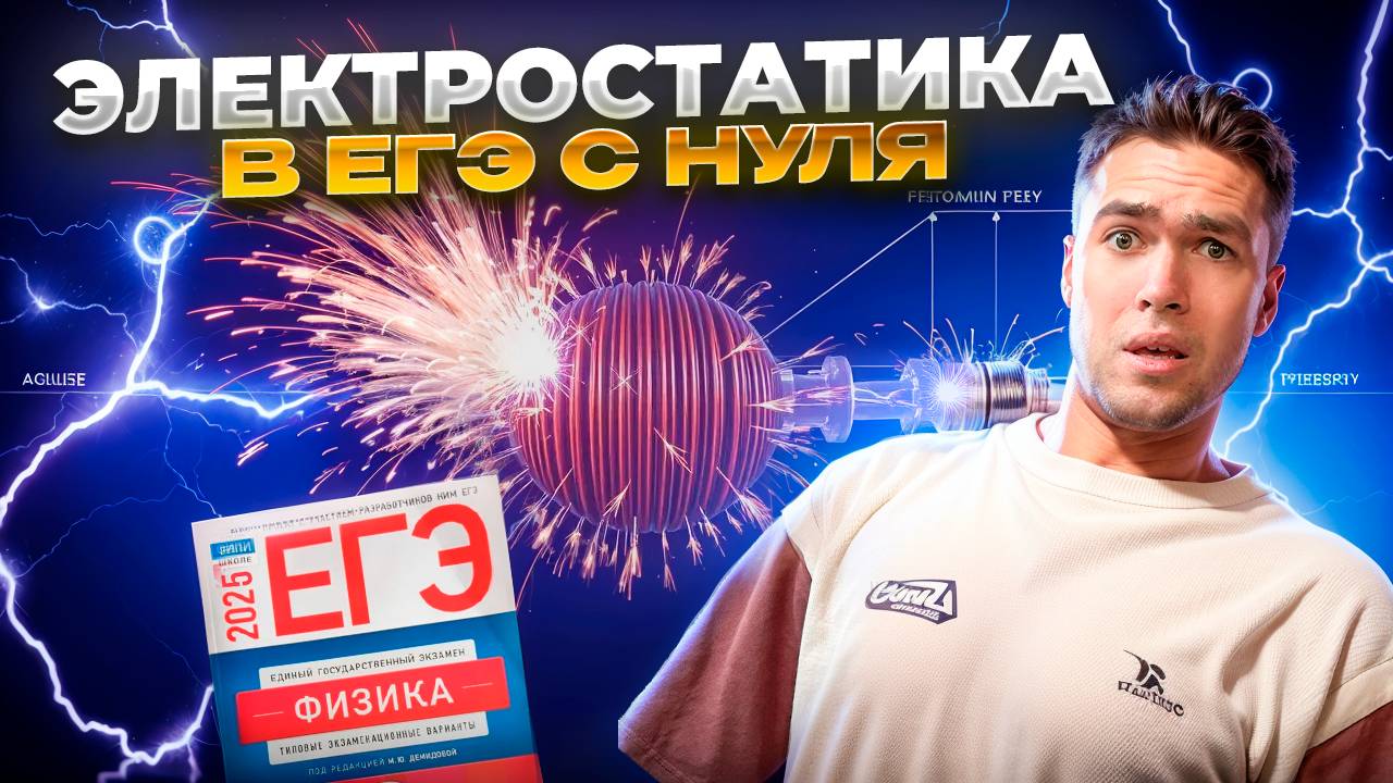 Электростатика и Конденсаторы в ЕГЭ с Нуля