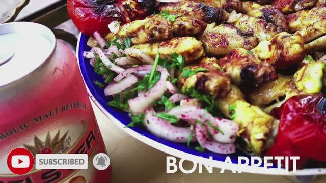 ШАШЛЫК из КУРИНЫХ КРЫЛЫШЕК по-Ирански на мангале | Шафран-Лимон