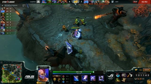 Lajons vs mYi , SLTV Europe Season 11, Day 22, Game 6 смотреть онлайн