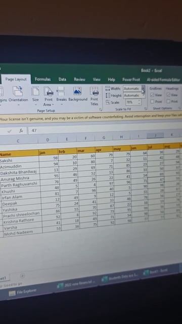 1 page print setup 💥🧾💥#excel_vali #anjnicomputereducation#excelsolutions #advanceexcelformula