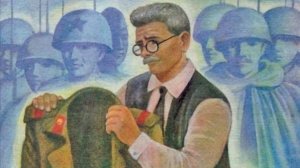 Сидельникова Александра читает стихотворение Е.Благининой "Шинель"